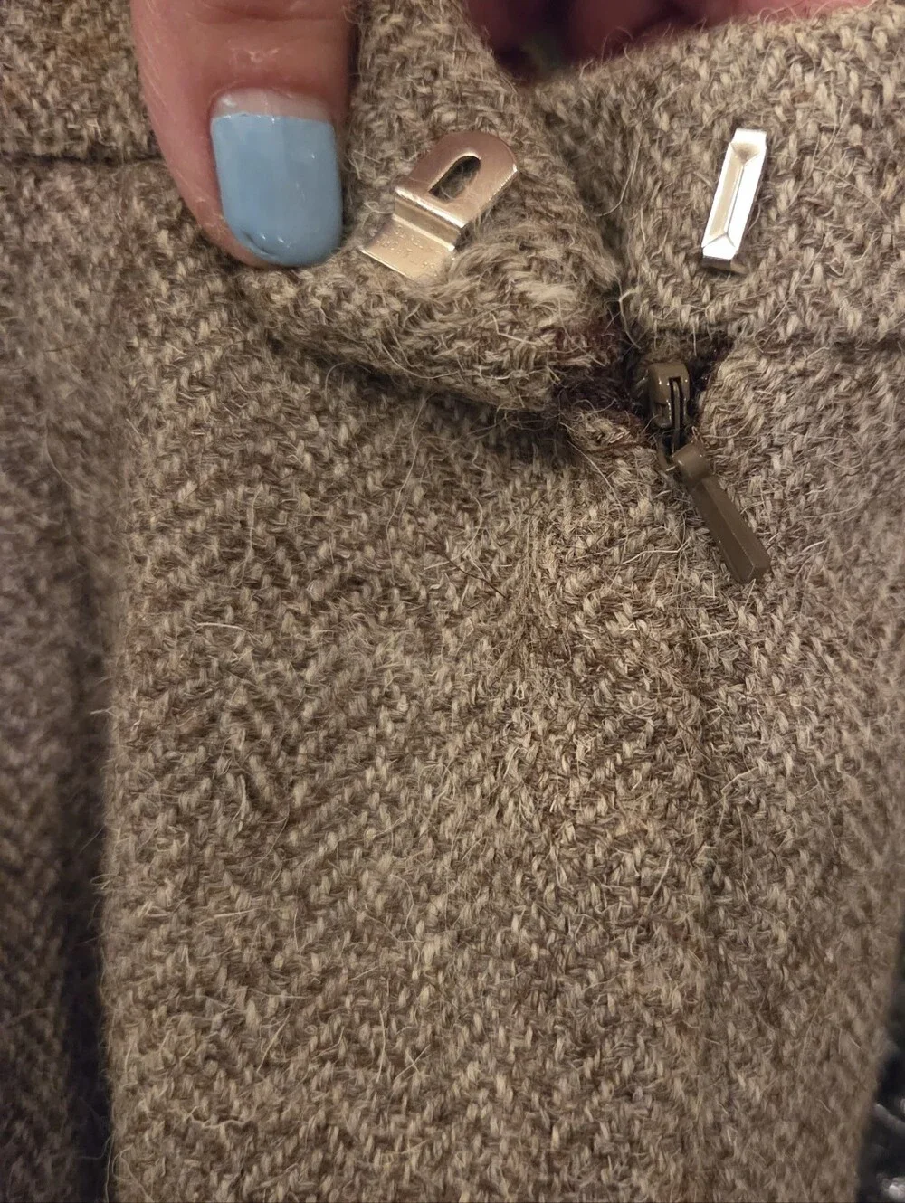 Duckenfield's Herdwick Wool Tweed Skirt Suit -Great Britain, Neutral Brown